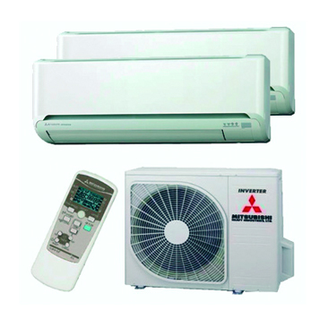 MITSUBISHI HEAVY SCM40ZM+SRK20+35ZM MITSUBISHI HEAVY A/C SPLIT 2x1 RAC INVERTER 1720+3010 frig (R410A)